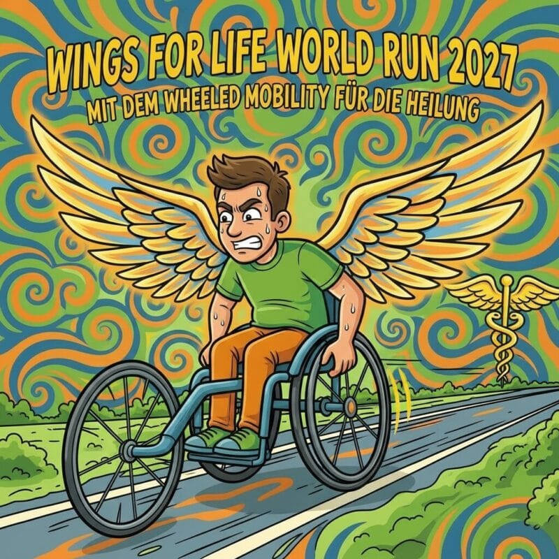 Wings for Life World Run 2027 - 9. Mai, 13:00 Uhr MESZ, weltweit gleichzeitig.