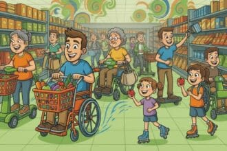 Einkaufen im Rollstuhl: Survival Guide fürs Supermarkt-Chaos - hero