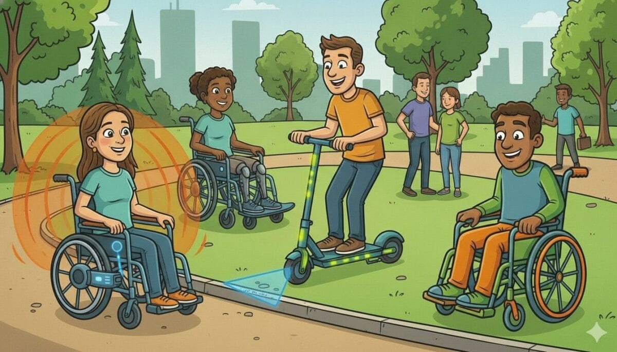 Smart Wheelchair: Wie Kollisionsschutz und Drop-off-Sensoren deinen E-Rolli sicherer machen - hero